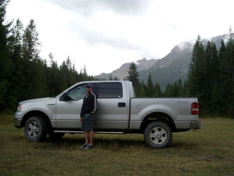  Dodge Ram or a Ford F-150 like the one I hired a couple of years back: